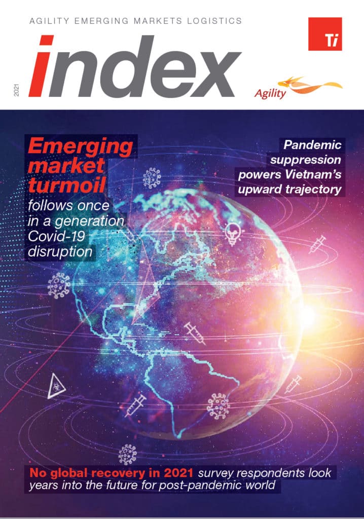 Cover of 2021 Agility Emerging Markets Logistics Index
