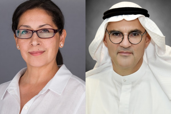 Left: Dr. Elham Al Hamdan, Director General, KSH; Right: Tarek Sultan, Agility CEO